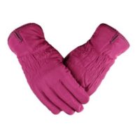 Women Touchscreen Fleece Lined Thermal Ski Gloves