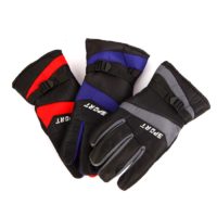 OEM adjustable wrist thinsulate liner waterproof winter ski gloves